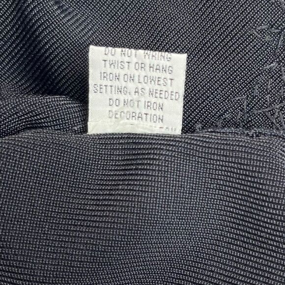 Lucia Burns Sequined Beaded Black Floral Sleeveless Sweater Top Women Size Small - Picture 8 of 15